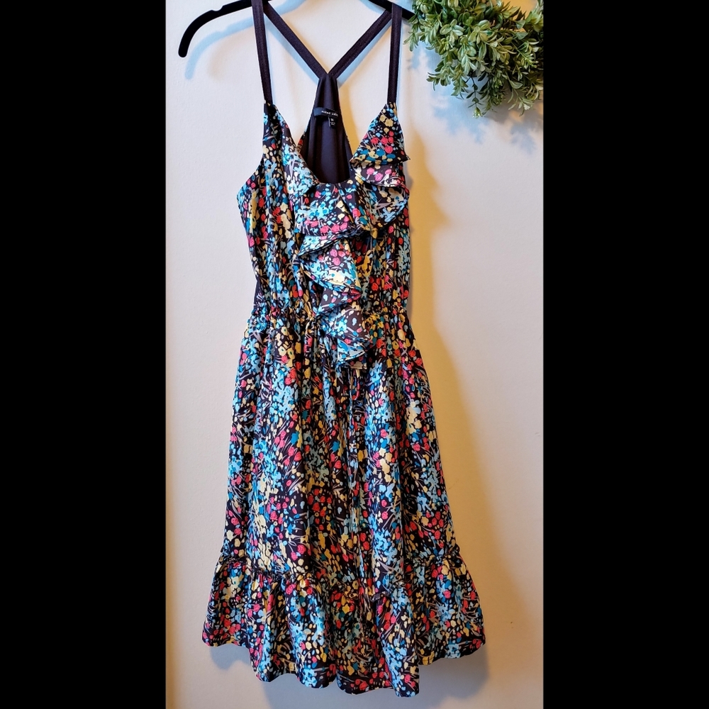 naked zebra • Floral Racerback Midi Dress